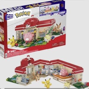 Pokemon Mega Building Set with Red and Yellow Accents